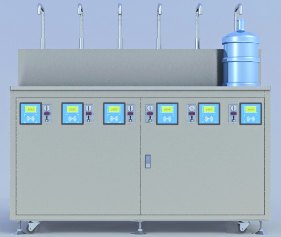 Multi-tap large-format fill bank