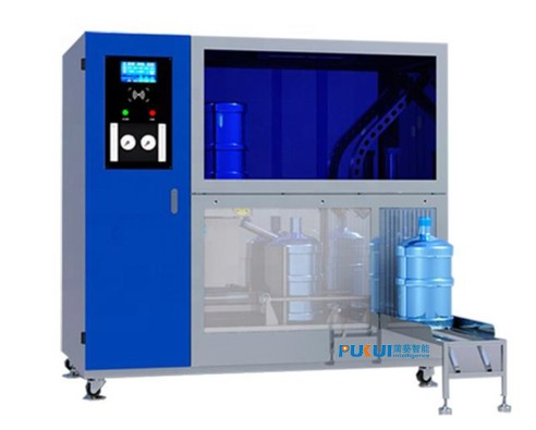 Automated jug wash and sanitizing system